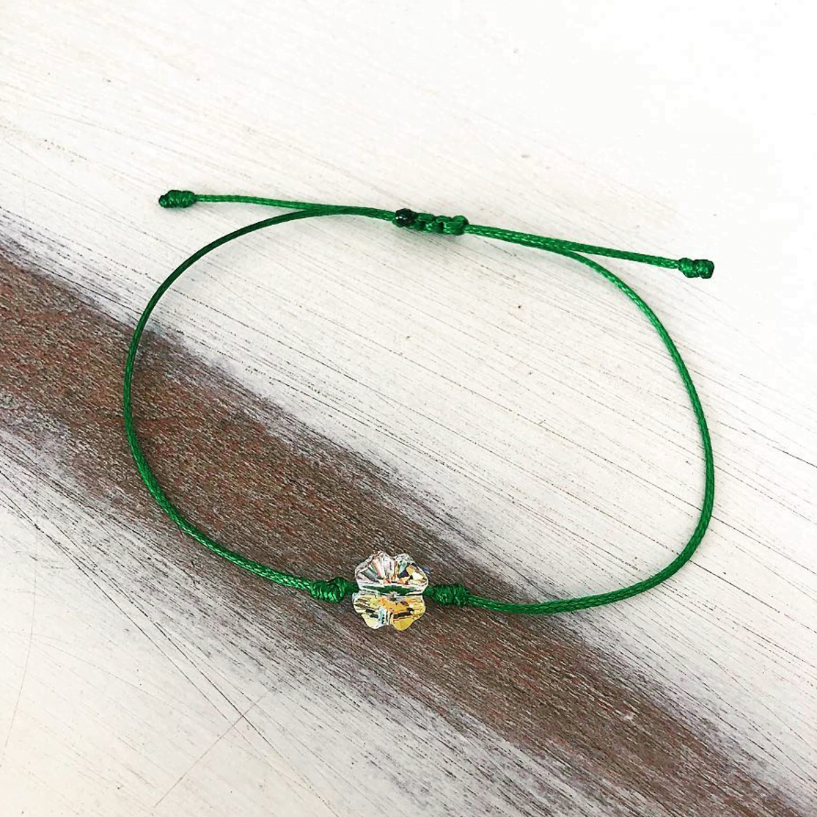 Pulsera trebol swarovski