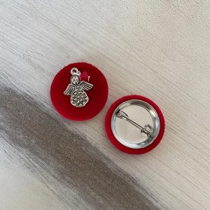 Pin coche swarovski - Angel de la guarda