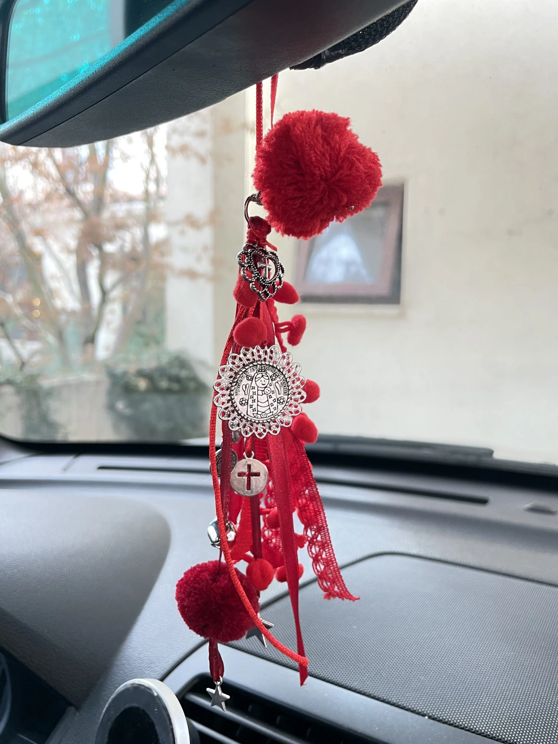 Protector Auto Virgen de Guadalupe Chascon