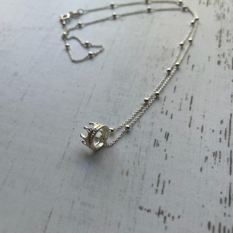 Collar Corona & Cadena de P925