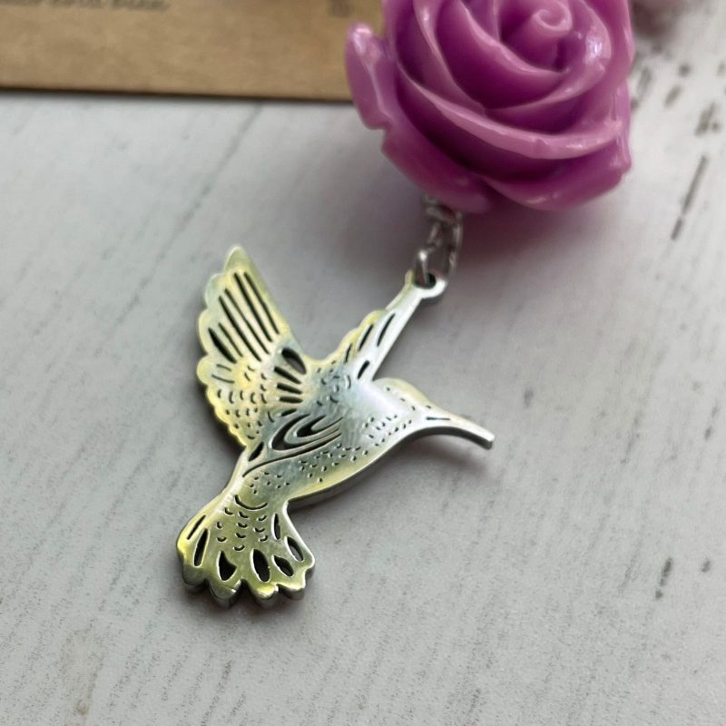 Llavero protector Colibri en flor - Imagen 6