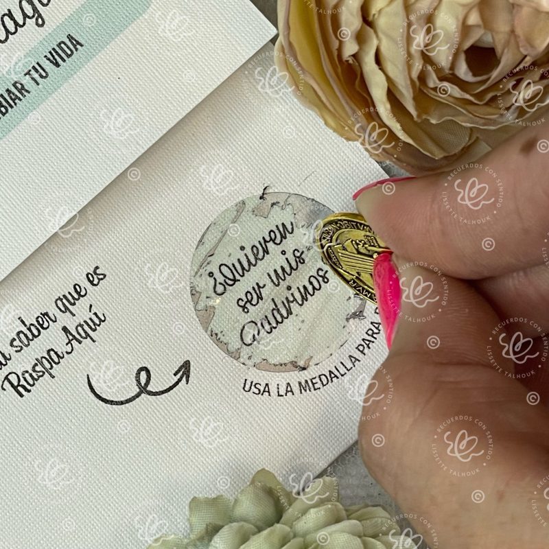 Regalo Tarjeta Quieres ser mi Madrina o Padrino o Padrinos? - Imagen 4