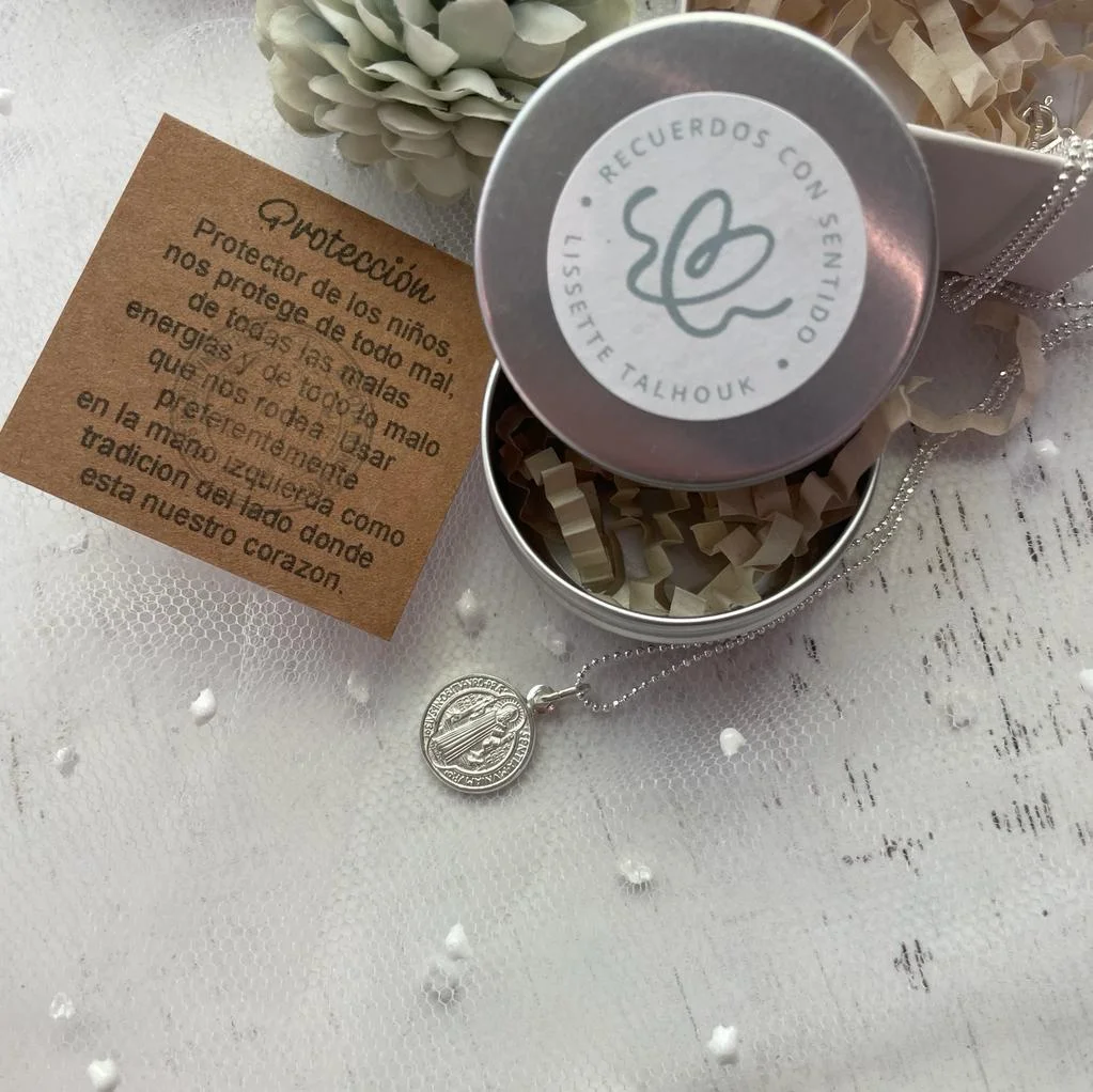 Collar Sn. Benito M & Cadena P925