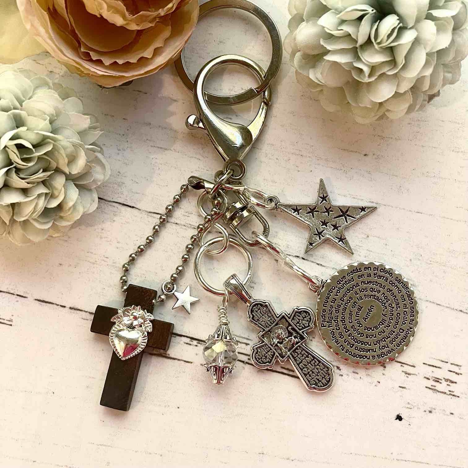 Recuerdo Bautizo Primera Comunión Colgante Cruz Detente $2.750- c/u