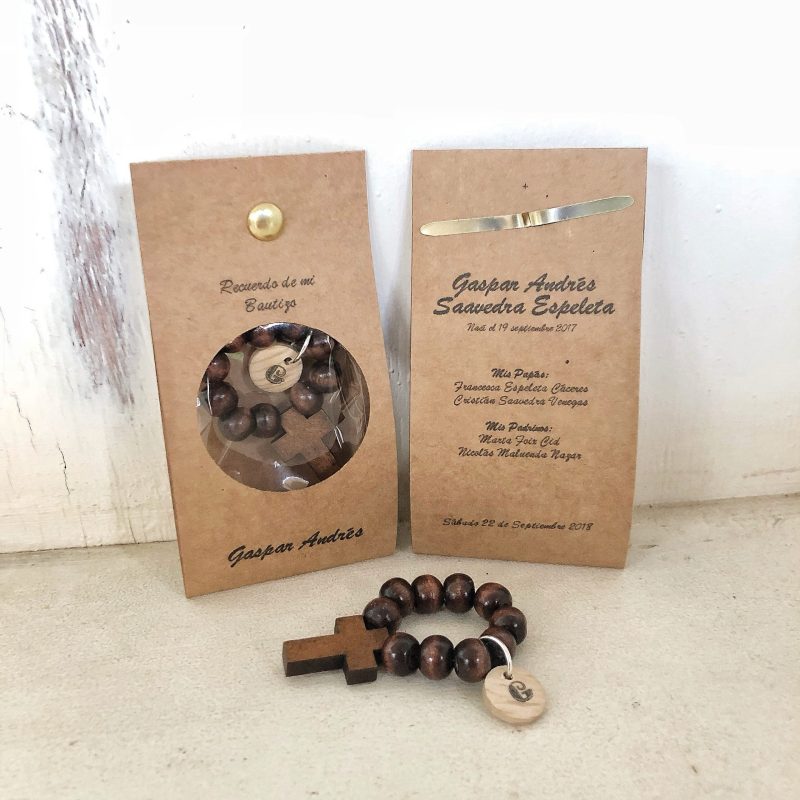 Recuerdos Bautizo Primera Comunión Denario Madera -$2.550- c/u - Imagen 3