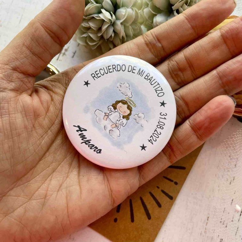 Recuerdos Bautizo Primera Comunión Espejo $2.950-c/u - Imagen 4