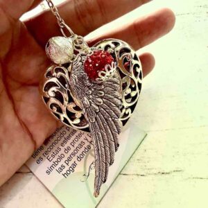 Llamador de ángeles XL Tibetano - Rojo